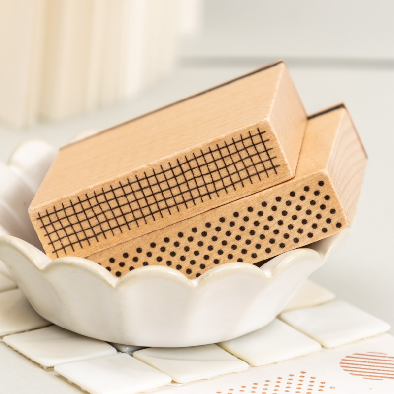 JIANQI Geometrik Estetik Ahşap - Rubber Date Stamp incelemesi ve fiyatı