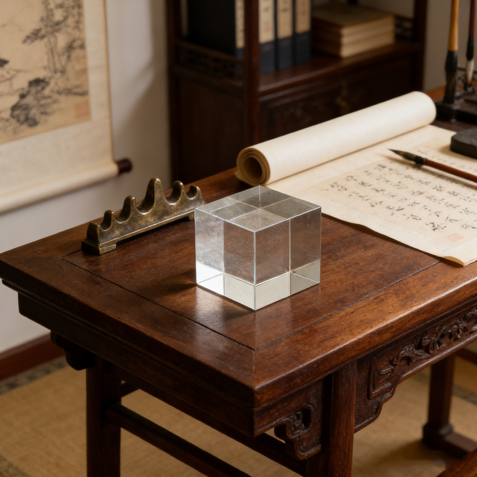 Kare Kristal Kağıt Ağırlığı, Ş - Paper Weight Crystal incelemesi ve fiyatı