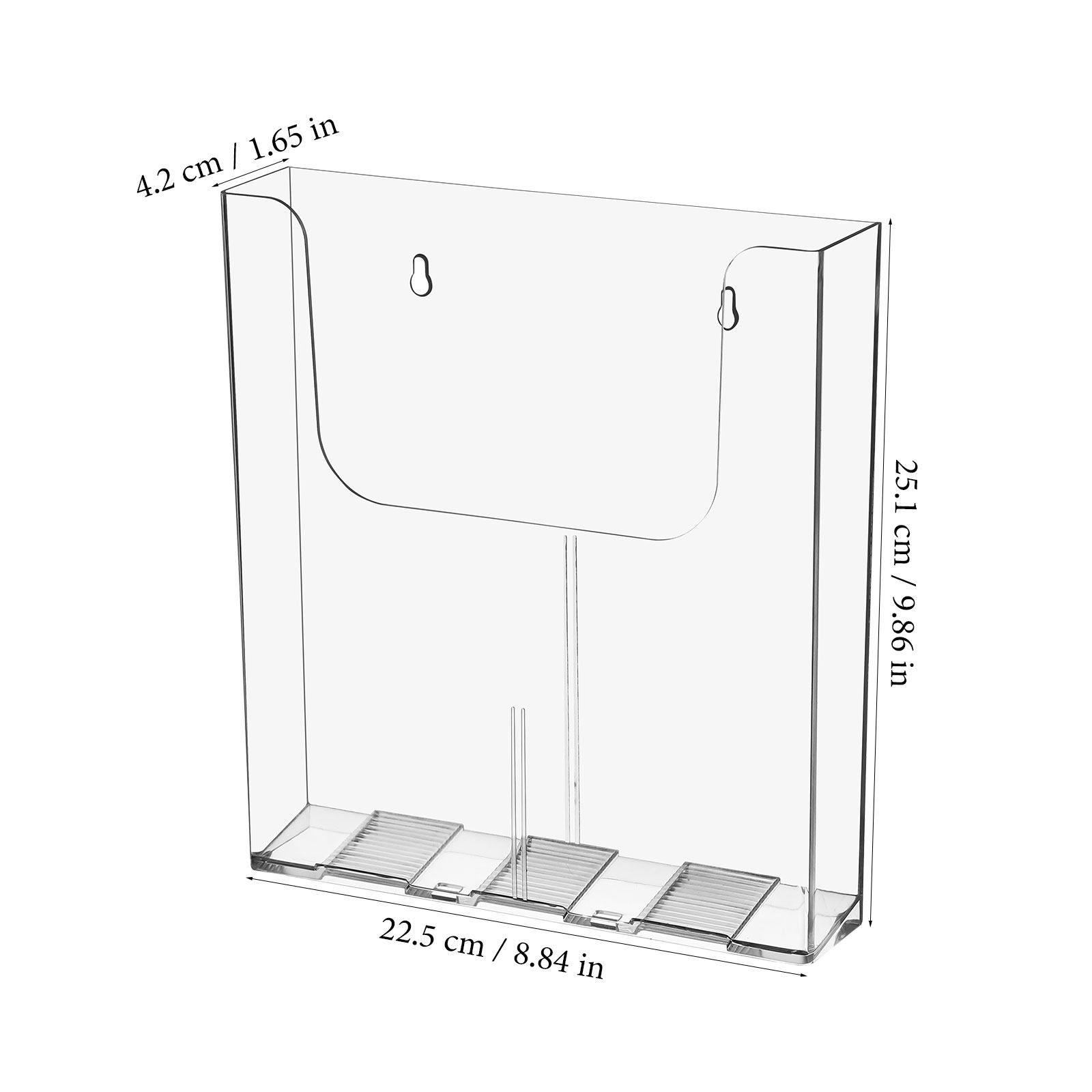 2 Adet Şeffaf Akrilik Duvar Do - Magazine Holder Rack incelemesi ve fiyatı
