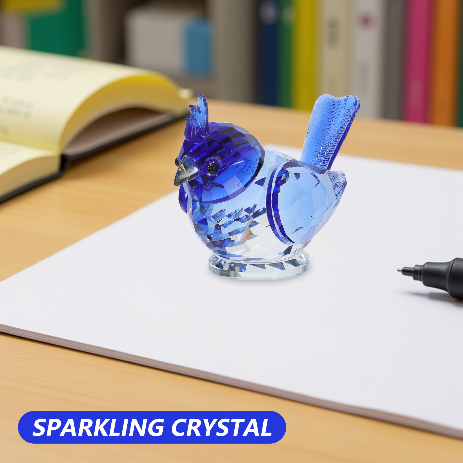 Küçük Kristal Kuş Heykeli, Dek - Paper Weight Crystal incelemesi ve fiyatı