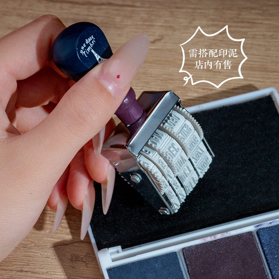 1 adet Retro Ahşap Rulo Tarih  - Rubber Date Stamp incelemesi ve fiyatı